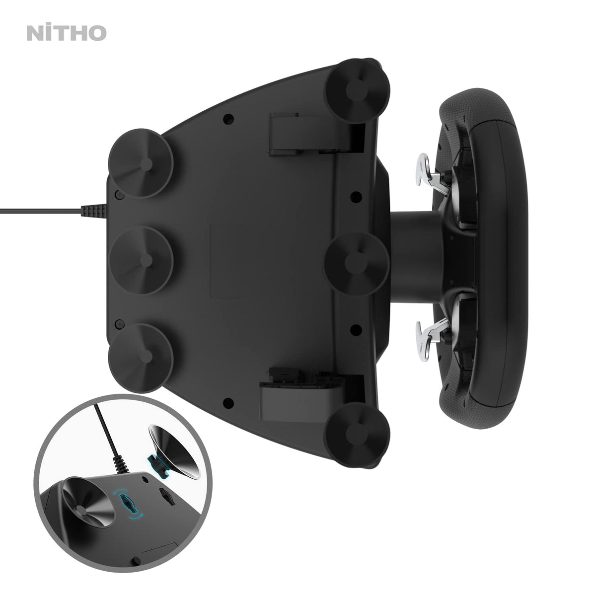Steering Wheel with Pedals & Shifter A23330