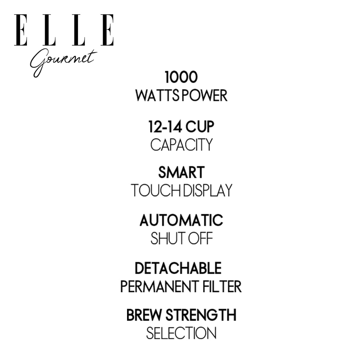 1.8L Digital Programmable Coffee Maker with Washable Filter, White Y251