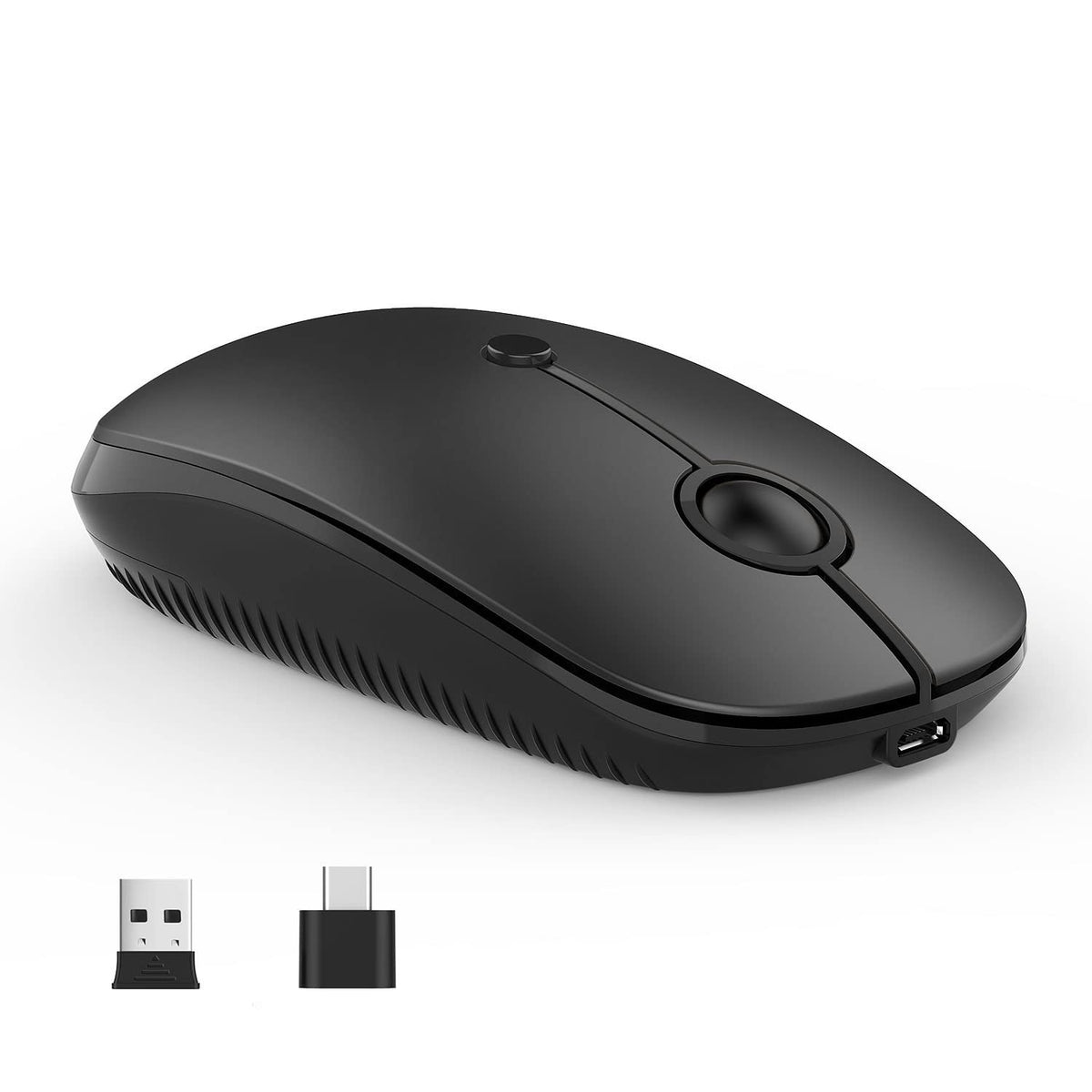 Type C Wireless Mouse, Black Y7013