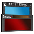 Red Shade 5-13 Auto Darkening Welding Lens 2x4-1/4 R896