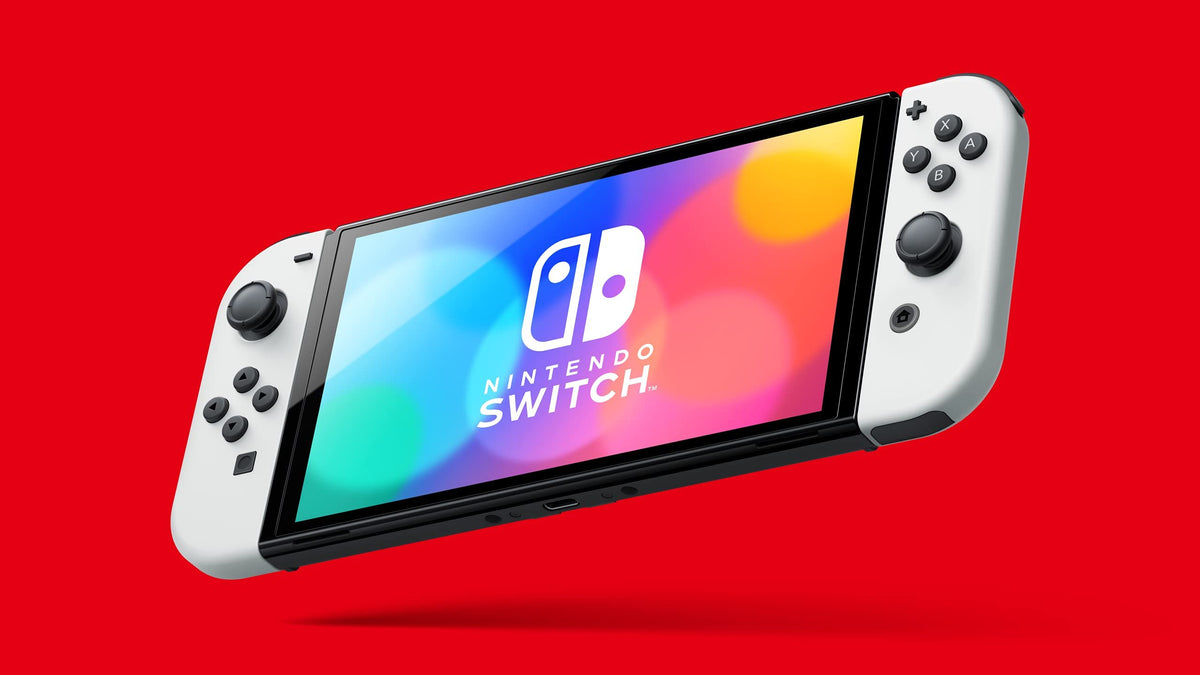 Nintendo Switch OLED Console with White Joy-Con T352