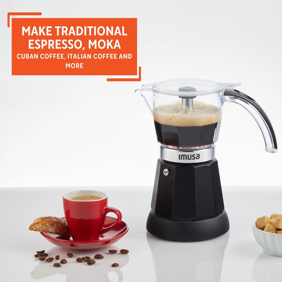 Black Electric Espresso Maker C938
