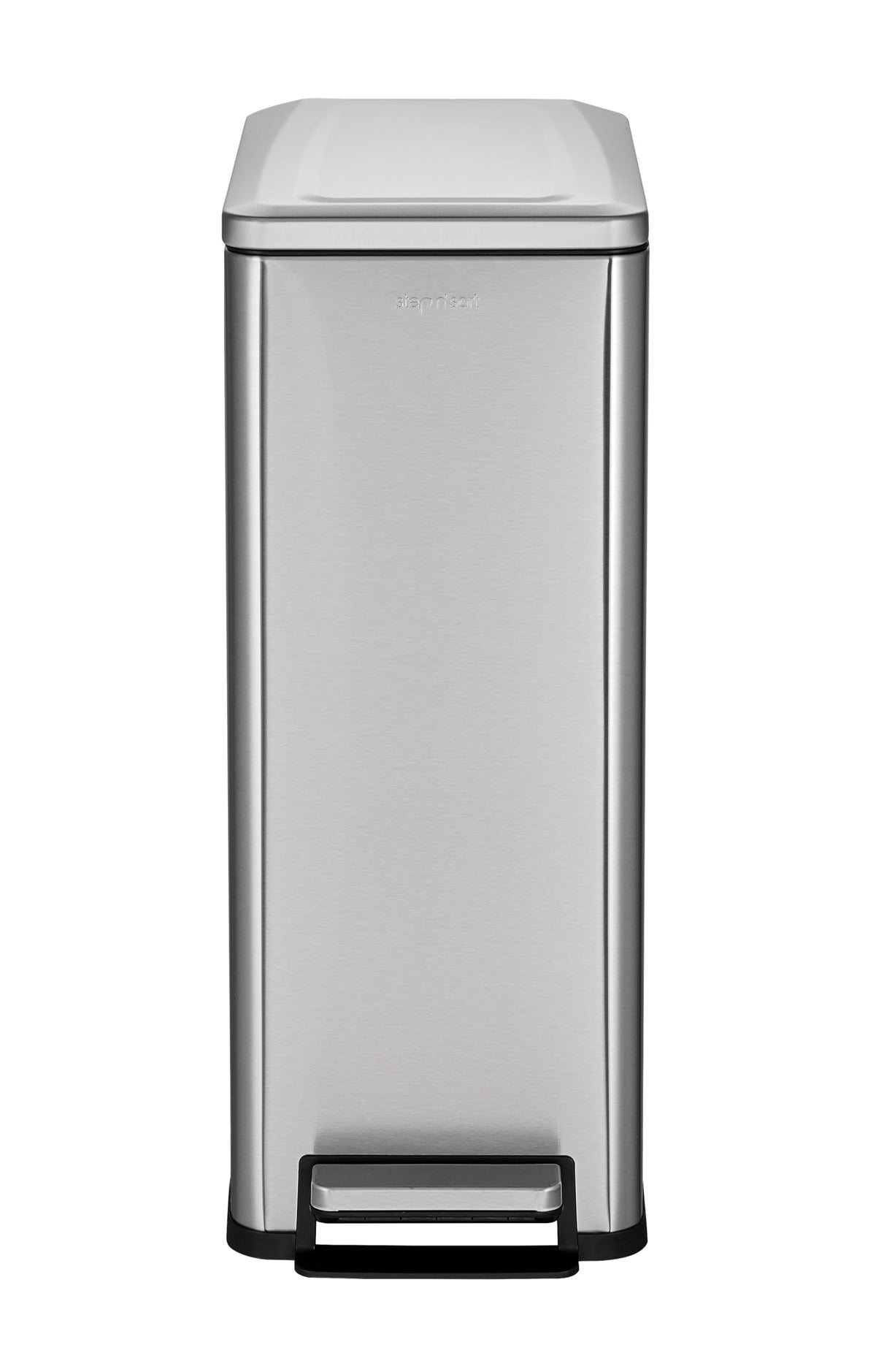 43L Dual Recycling Bin Stainless Steel W356