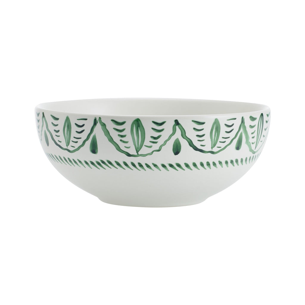 Green 12-Piece Stoneware Dinnerware Set Y255833