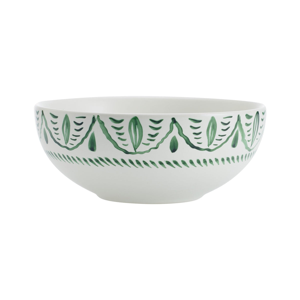Green 12-Piece Stoneware Dinnerware Set Y255833