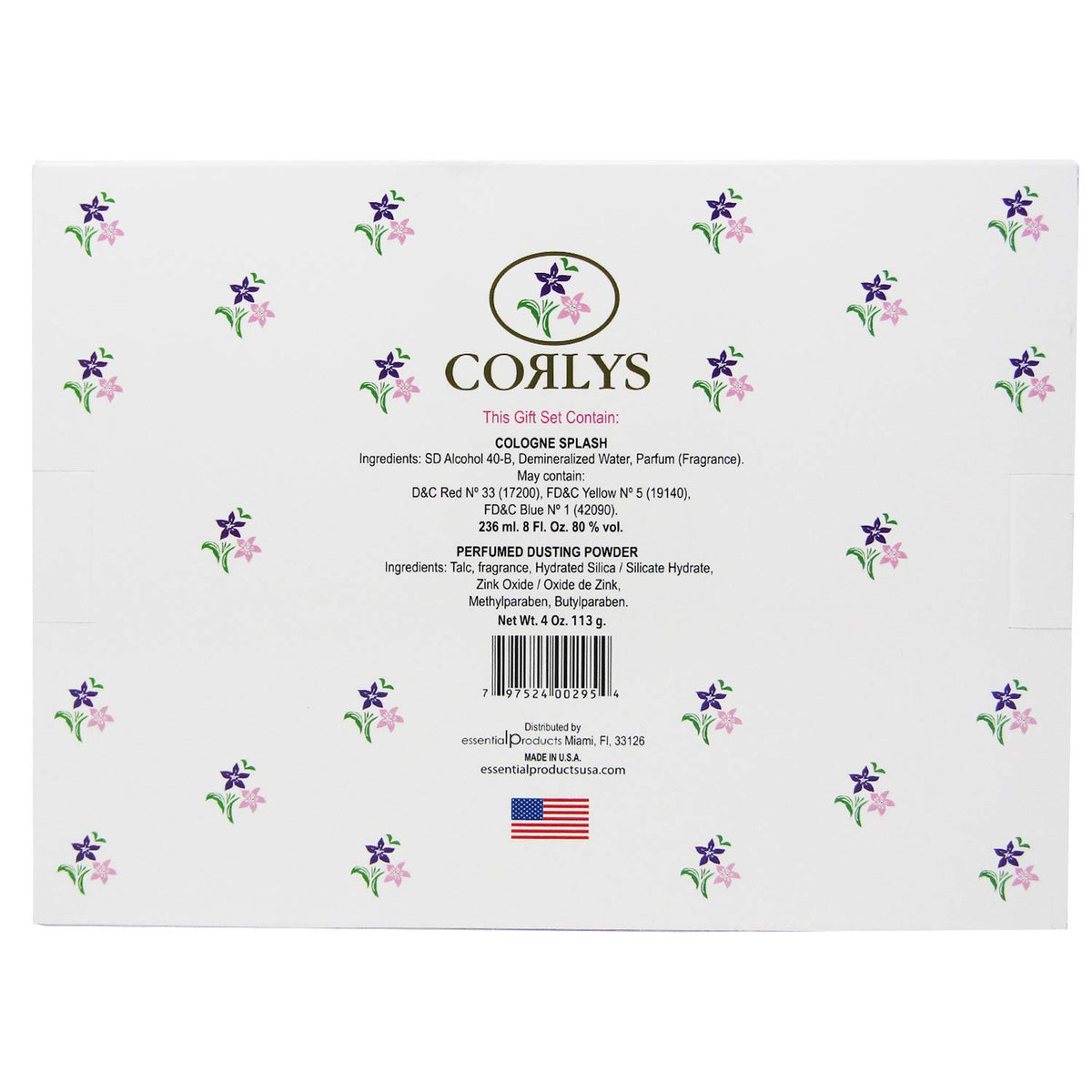 Violet Baby Cologne and Dusting Powder G91475