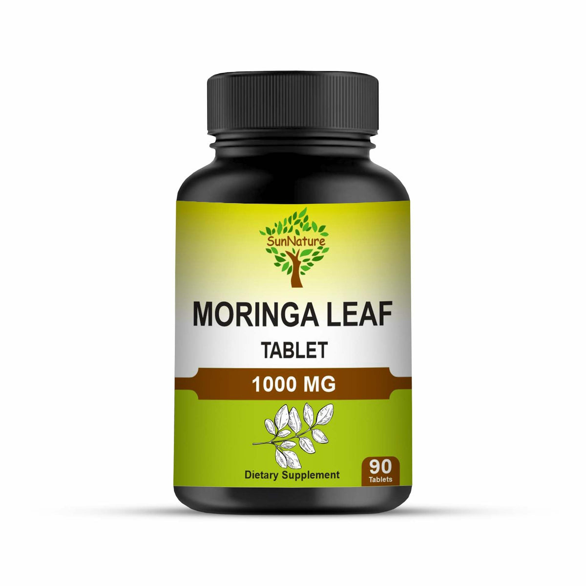 1000 mg Moringa Leaf Tablets, 90 Tablets D40131