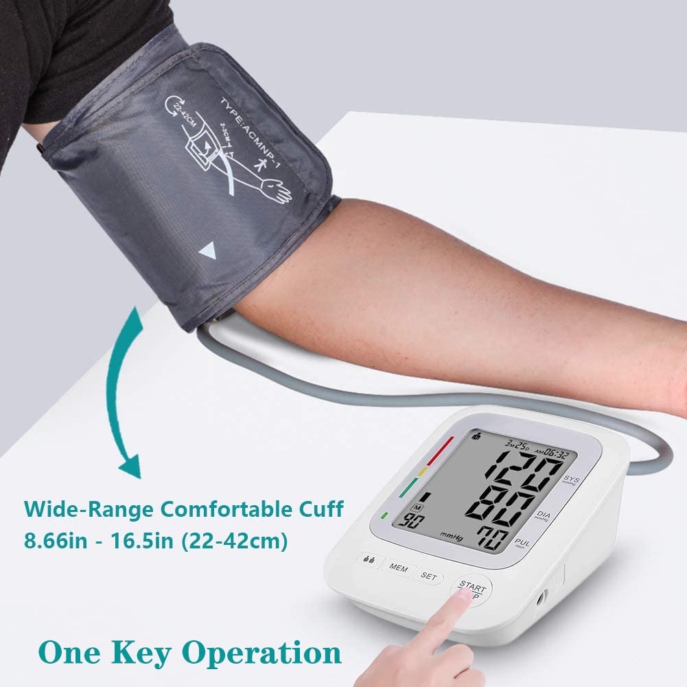 Upper Arm Automatic Digital Blood Pressure Monitor Large Cuff N257035