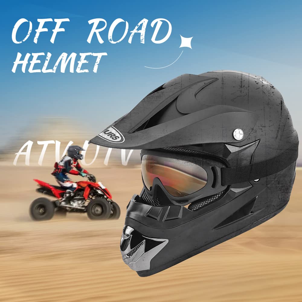 Full Face DOT Approved Adult Motocross Helmet J5878