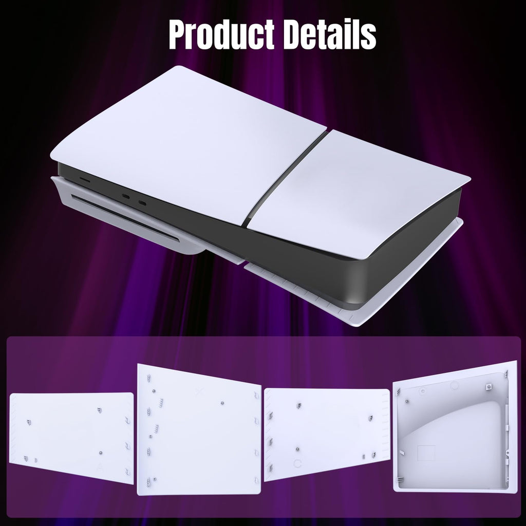 White PS5 Slim Disc Edition Face Plates Q30085