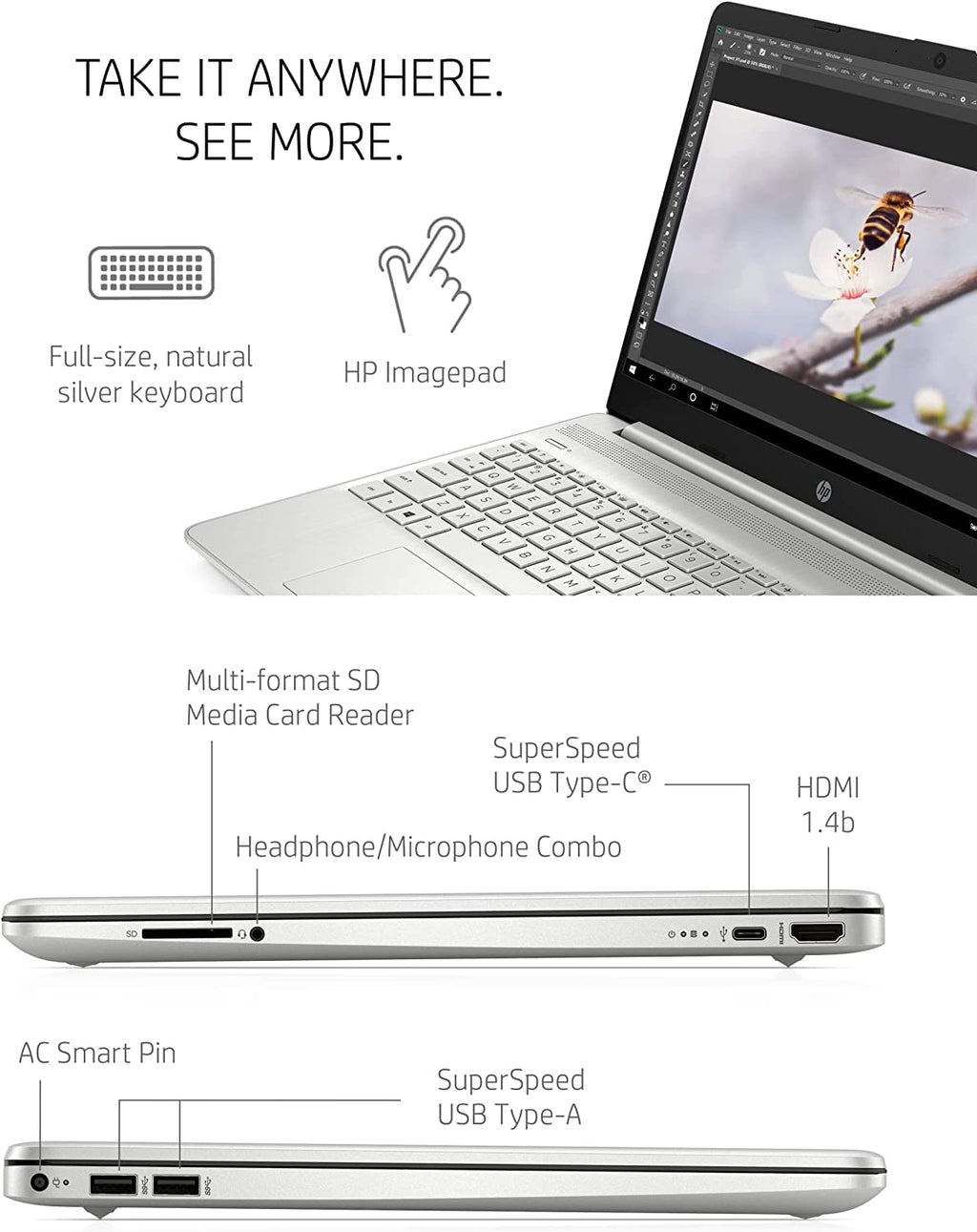 15.6" FHD Business Laptop, i5-1135G7, 16GB RAM 256GB SSD D40790