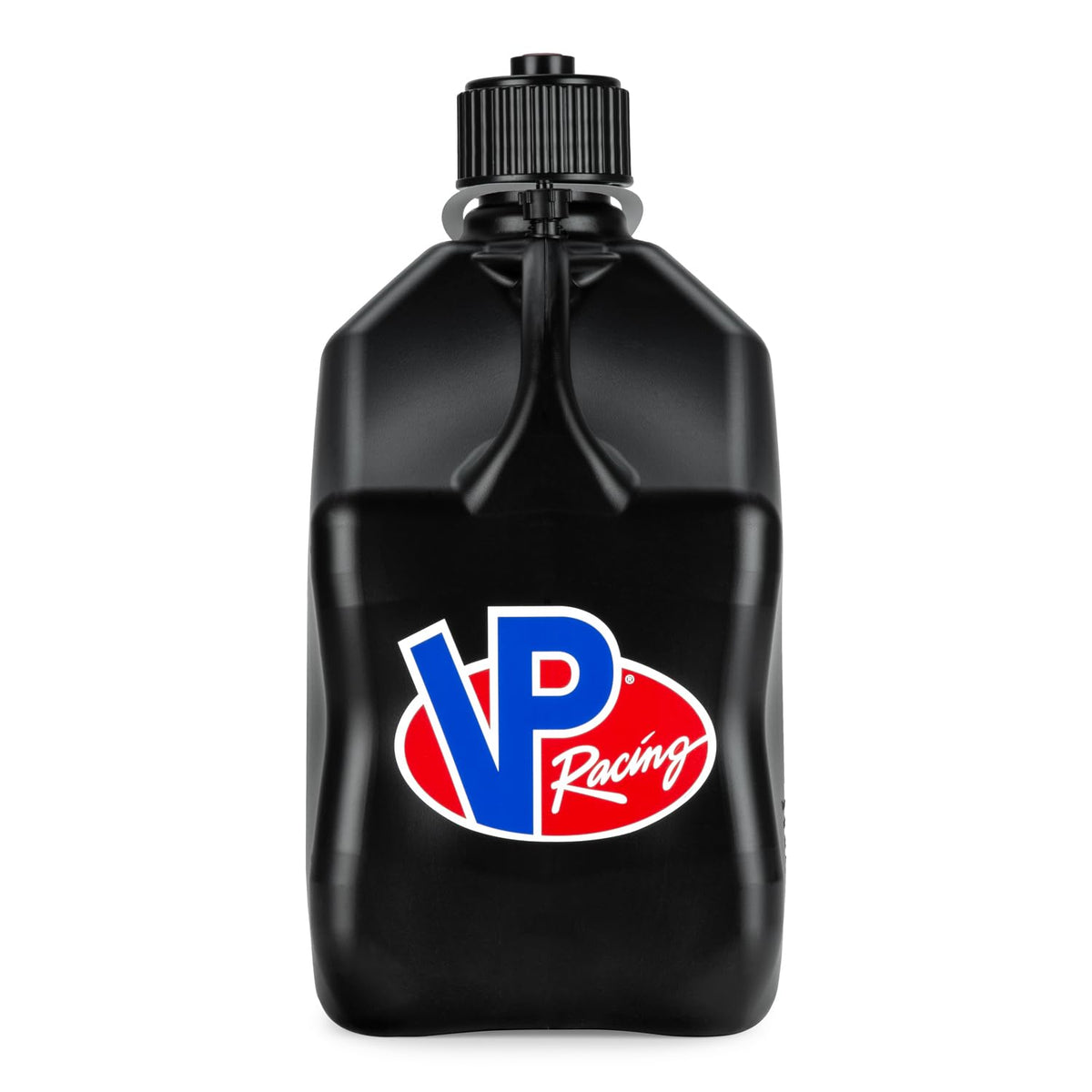 5.5 Gallon Square Motorsport Jug Black with Filler Hoses 4 Pack K17139