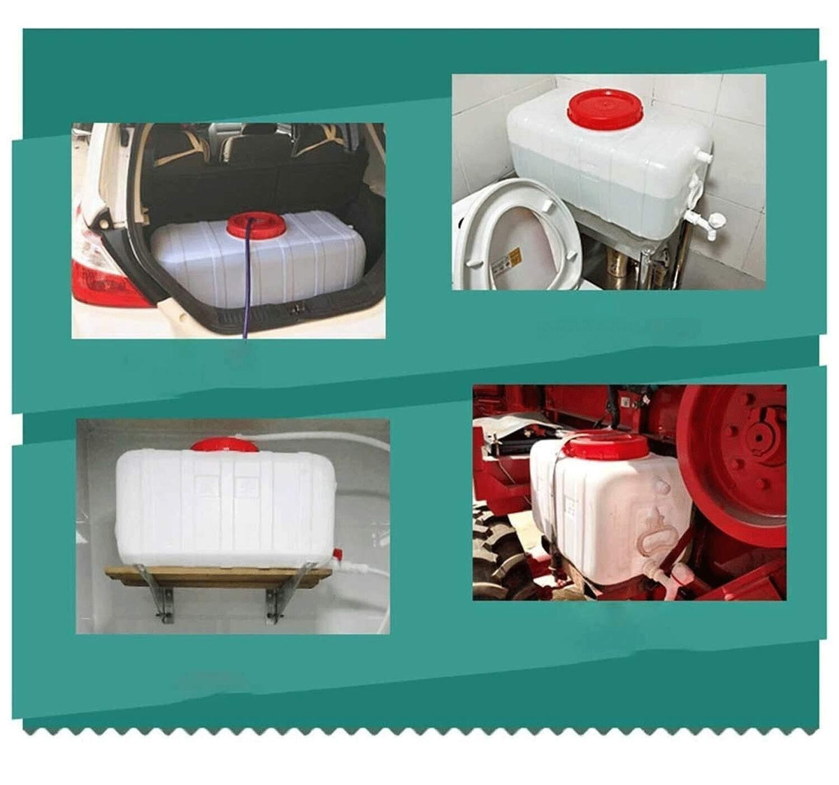 Square Water Storage Tank with Lid K5306