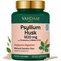 Psyllium Husk Capsules 1800 mg with Probiotics 90 Veggie Capsules U81183