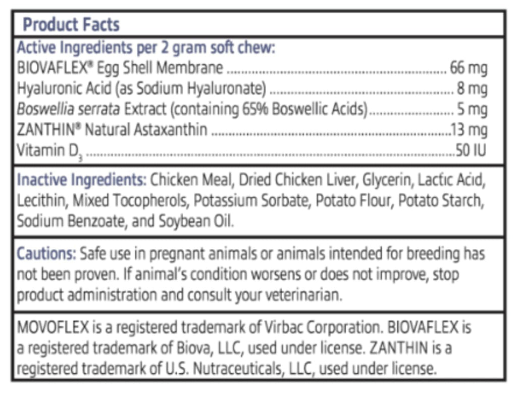 Joint Support Supplement for Dogs - 60 Soft Chews for Small Dogs G572095