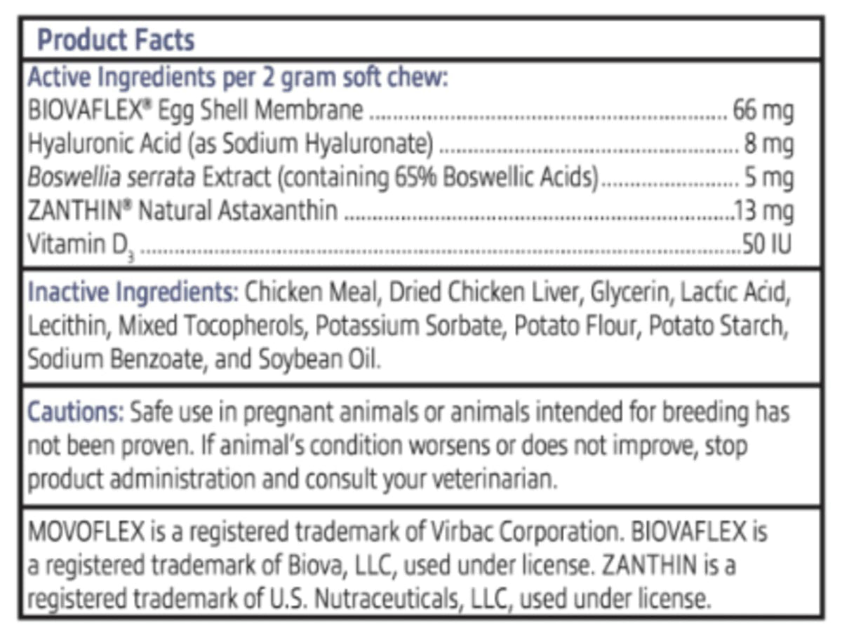 Joint Support Supplement for Dogs - 60 Soft Chews for Small Dogs G572095