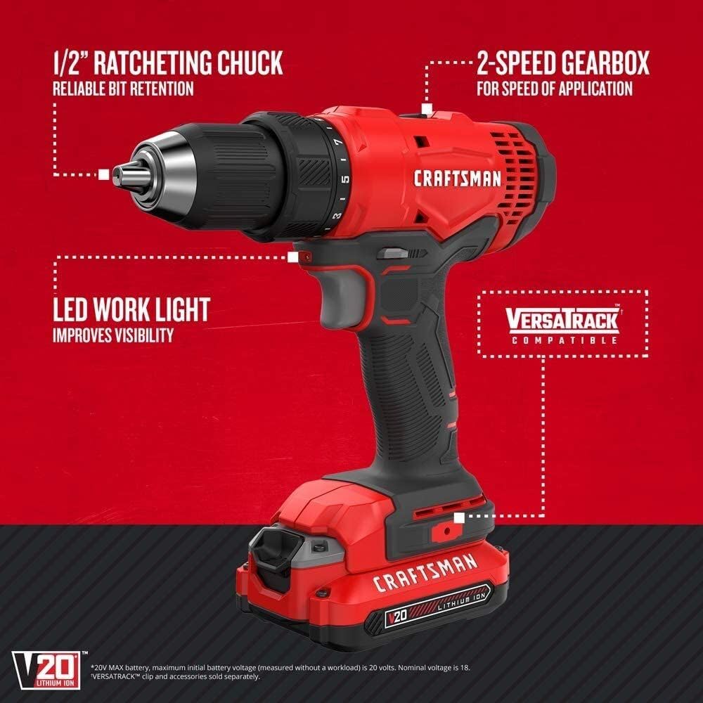 Cordless Drill/Driver Kit, 1/2 inch N234377