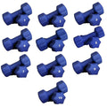 Blue Neoprene Dumbbell Set 1-10 LB 10 Pairs K344799