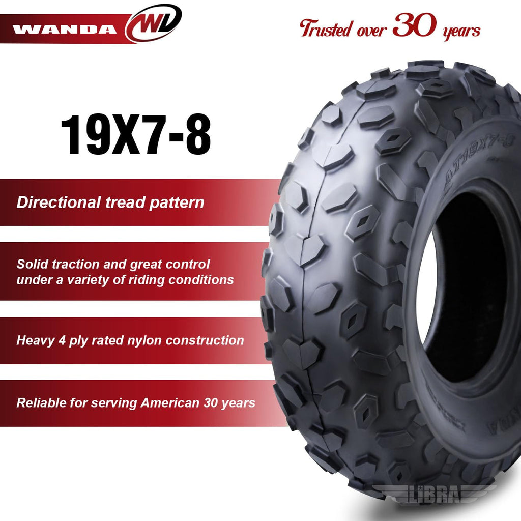 2 ATV Tires 19x7-8 U45474