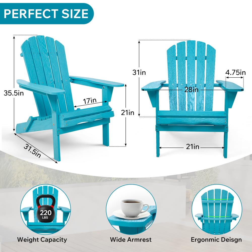 Folding Wooden Adirondack Chair J1265