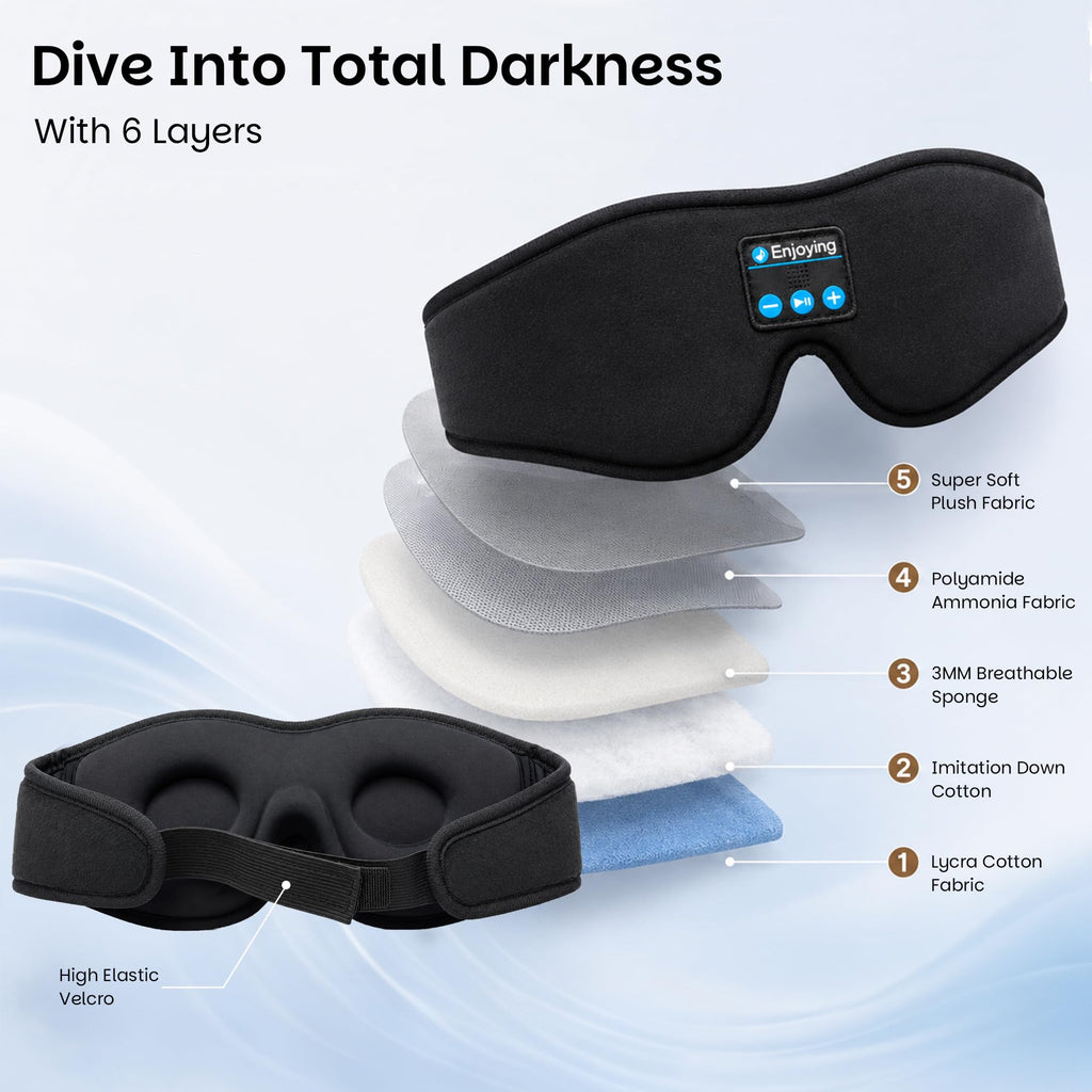 Sleep Mask with Headphones T94436