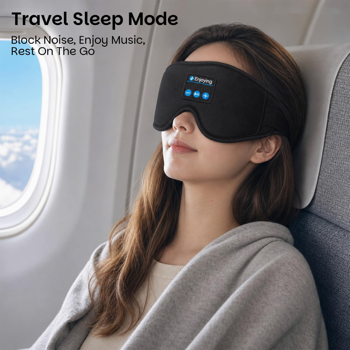Sleep Mask with Headphones T94436