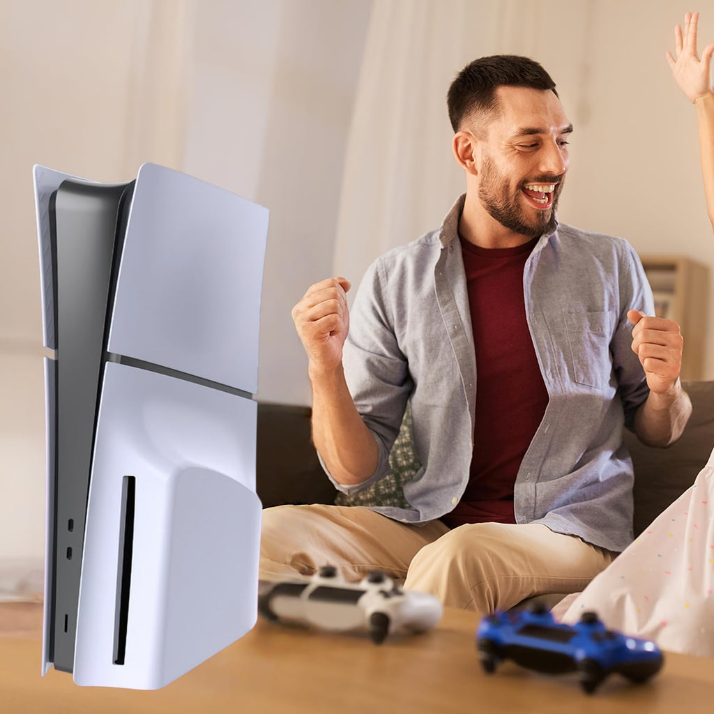 White PS5 Slim Disc Edition Face Plates Q30085