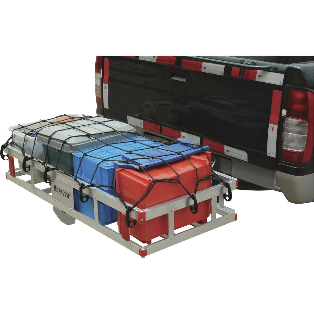 Aluminum Hitch Cargo Carrier 500-Lb Capacity Silver A5510