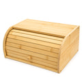 Large Natural Bamboo Roll Top Bread Box A7905