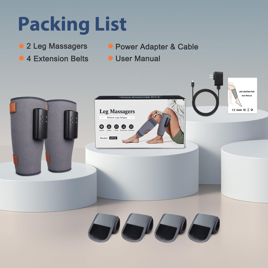 Cordless Air Compression Leg Massagers E916