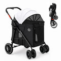Black Foldable Dog Stroller E3510