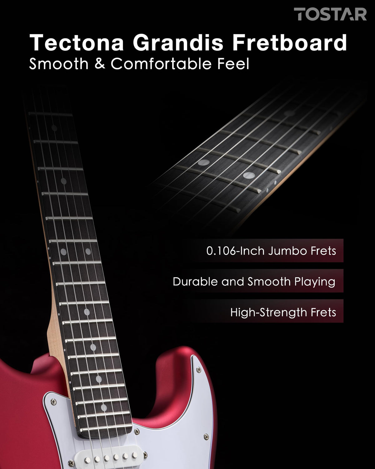 Red Electric Guitar Kit V1823