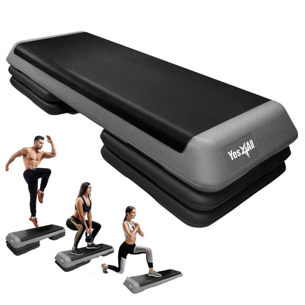 Adjustable Aerobic Exercise Step Platform with 4 Risers S7781