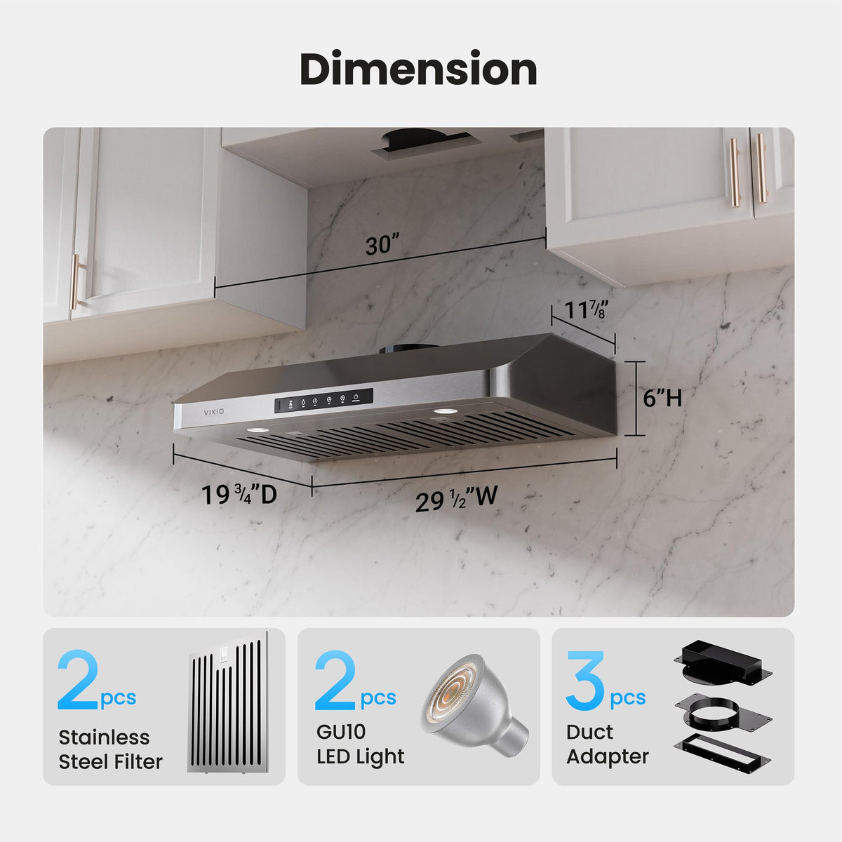 30 Inch Under Cabinet Range Hood X747417