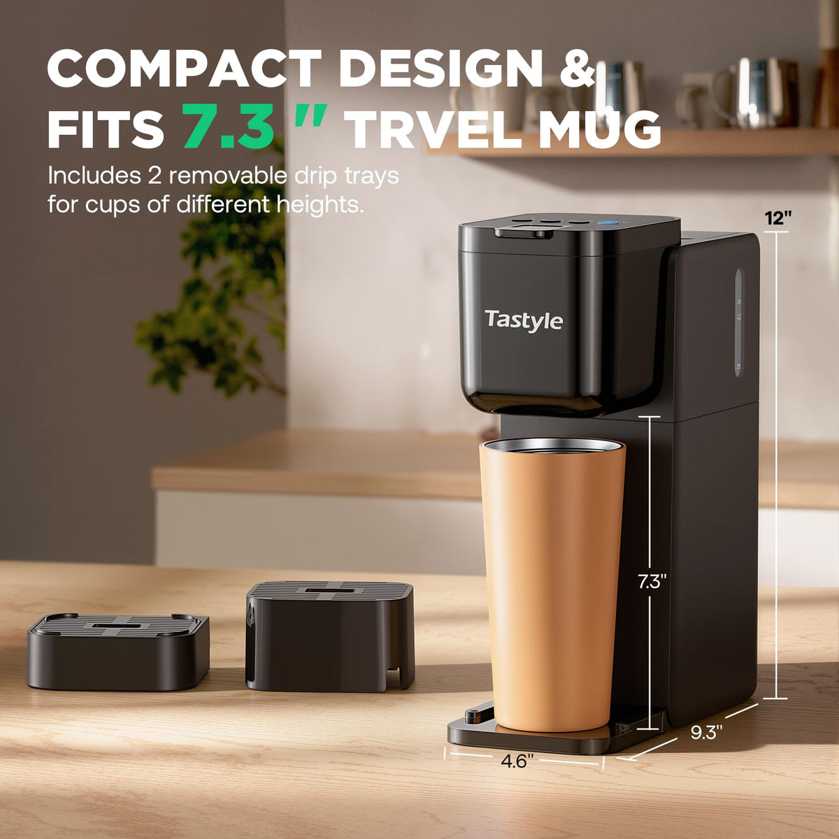 Single Serve Coffee Maker Hot and Iced Black X253