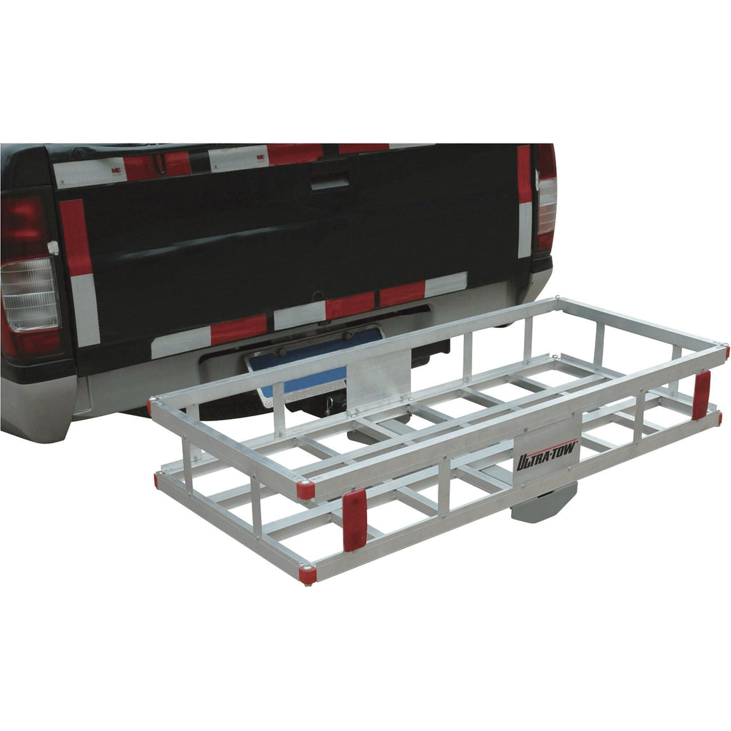 Aluminum Hitch Cargo Carrier 500-Lb Capacity Silver A5510
