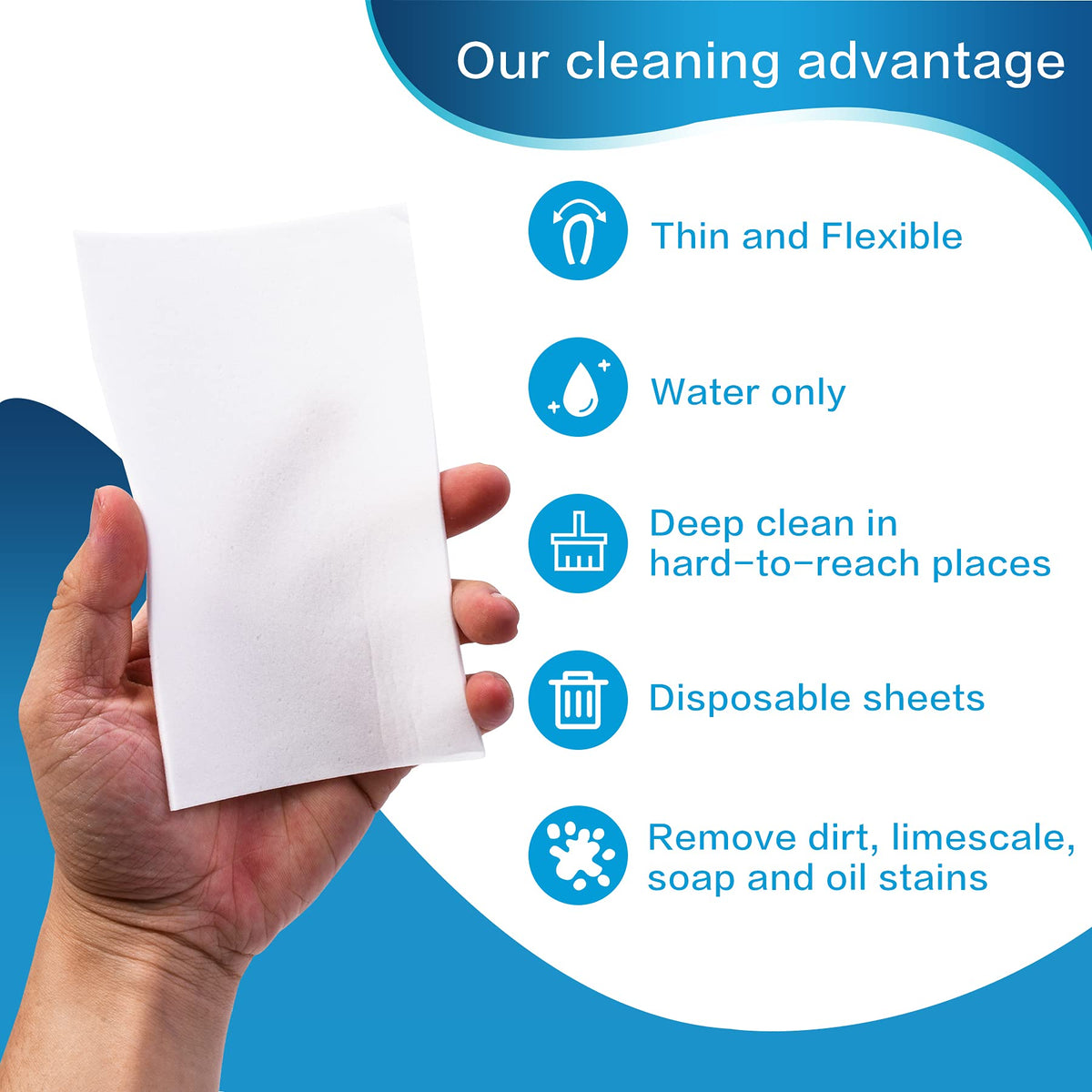 100pack Magic Sponge Eraser Sheets D819