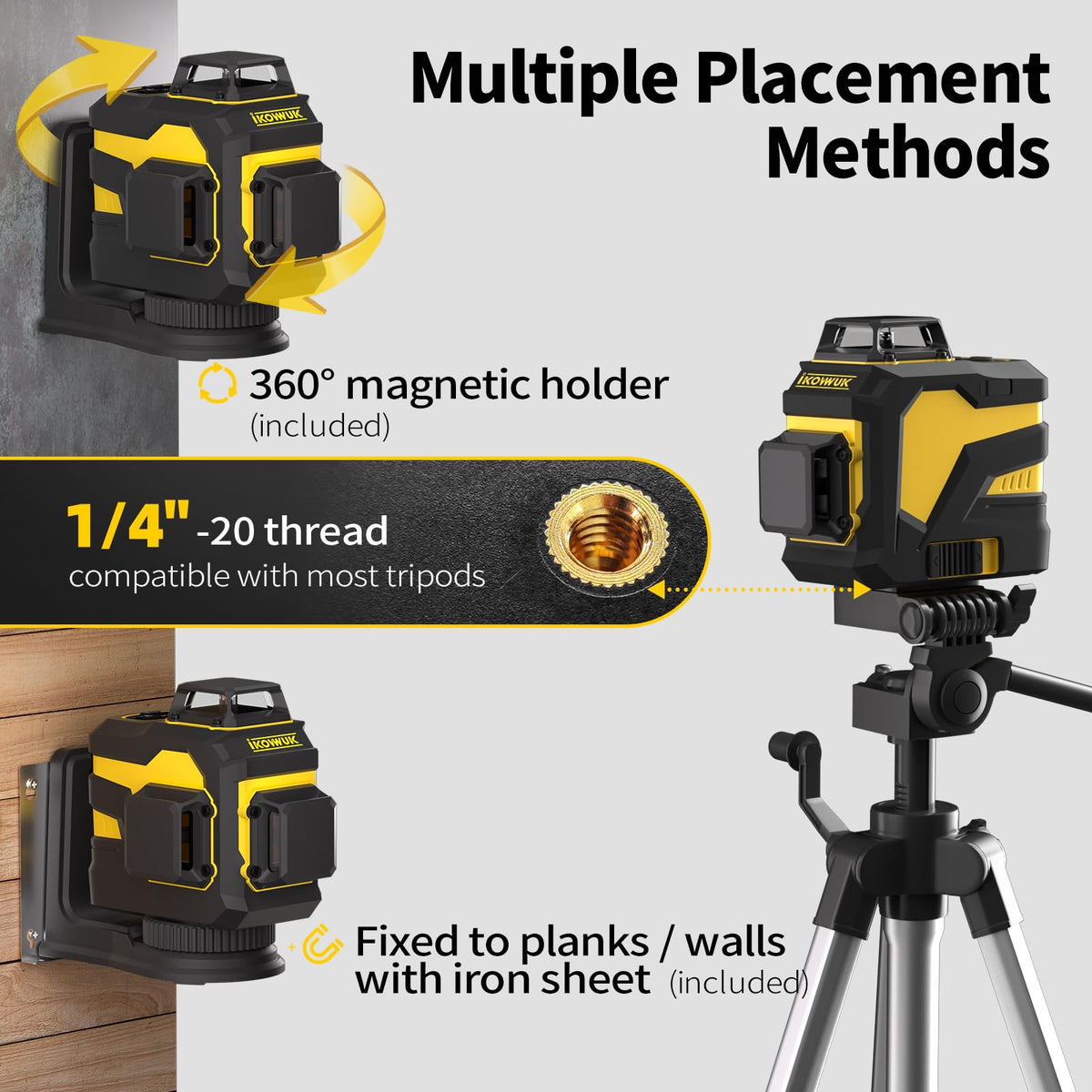 Laser Level with 12 Green Lines P59536