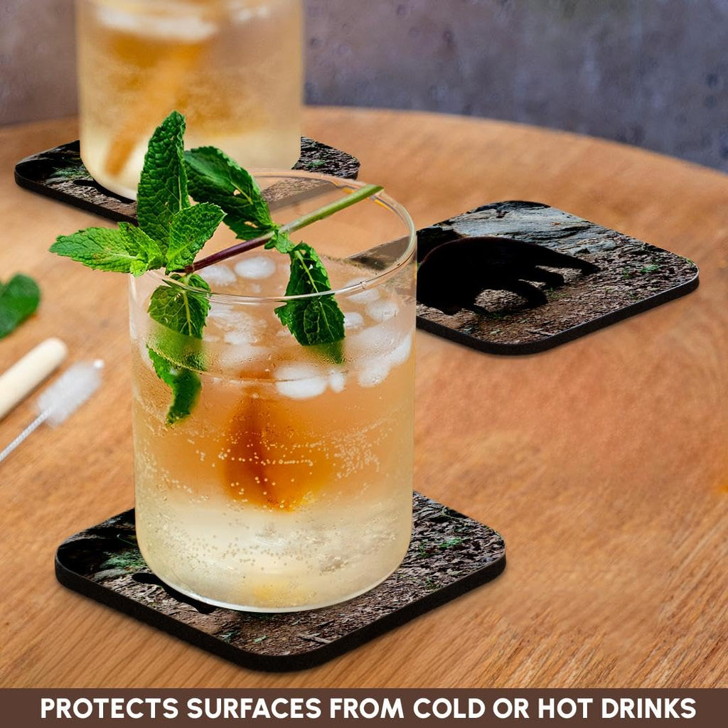 Set of 4 Soft Coasters G33169