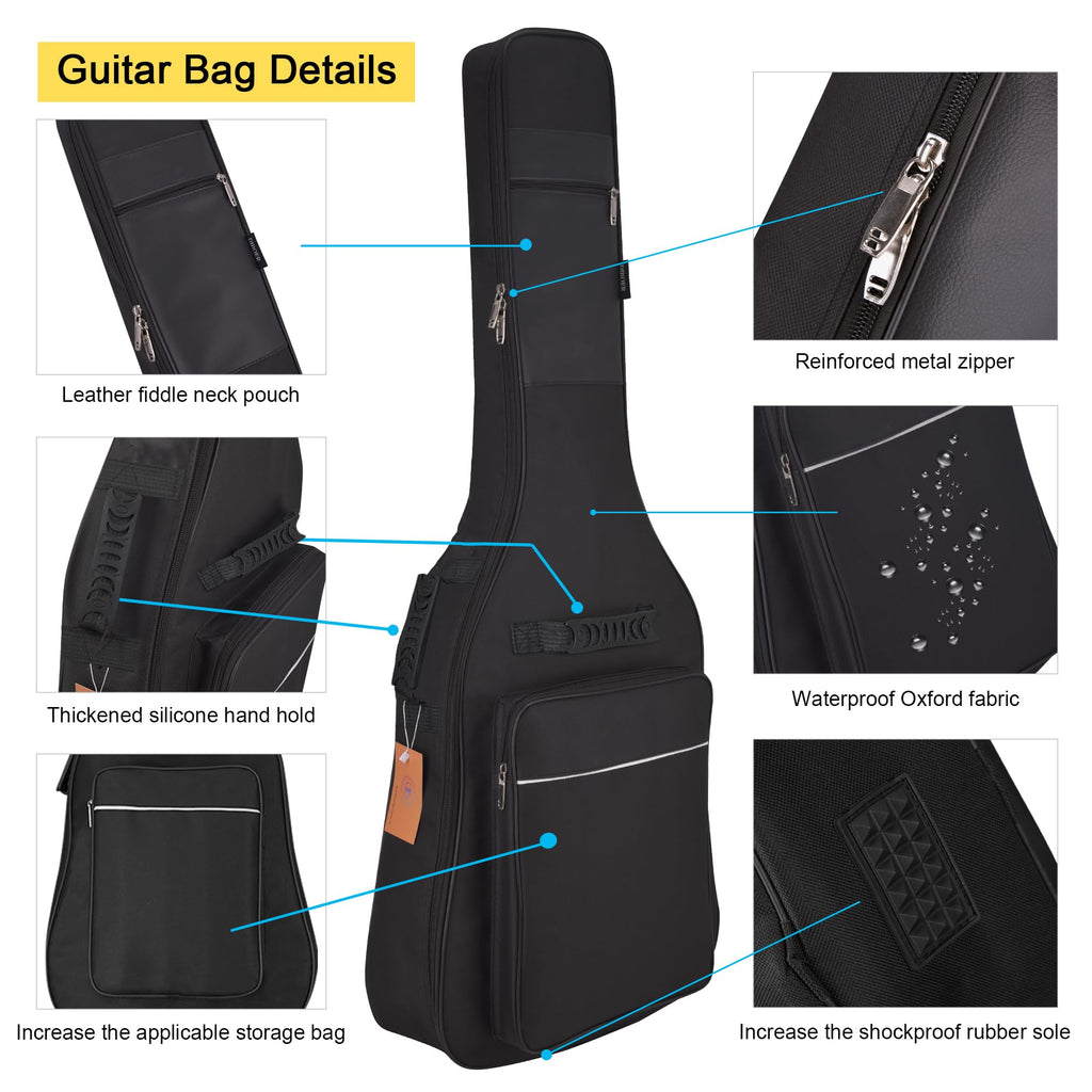 36 Inch Acoustic Guitar Case Soft Padded Gig Bag C76823