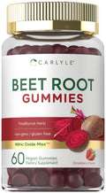 Beet Root Gummies 60 Count Strawberry Flavor B402