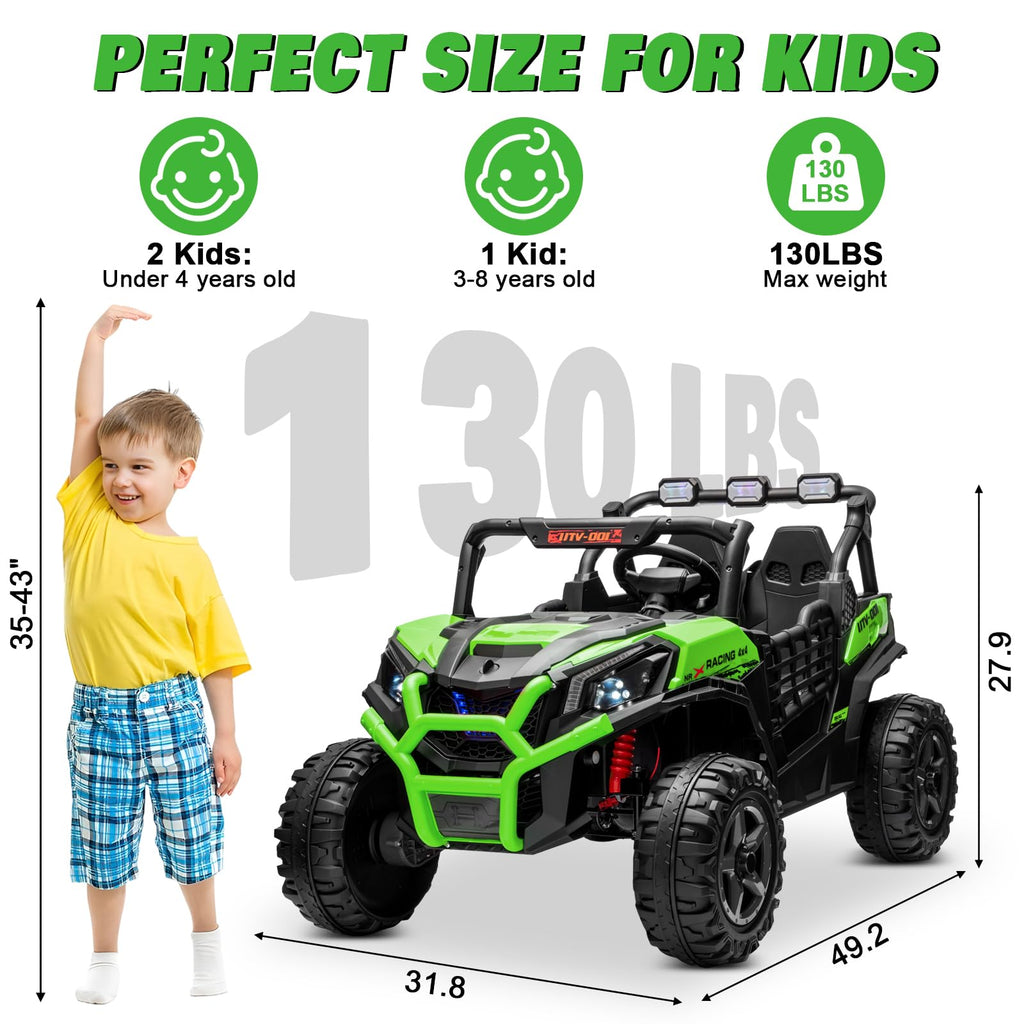 Green 24V 2 Seater Ride on Car I69948
