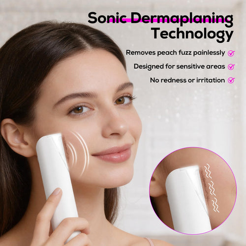 3 Speed Mini Electric Dermaplane Razor with LED Light F8923