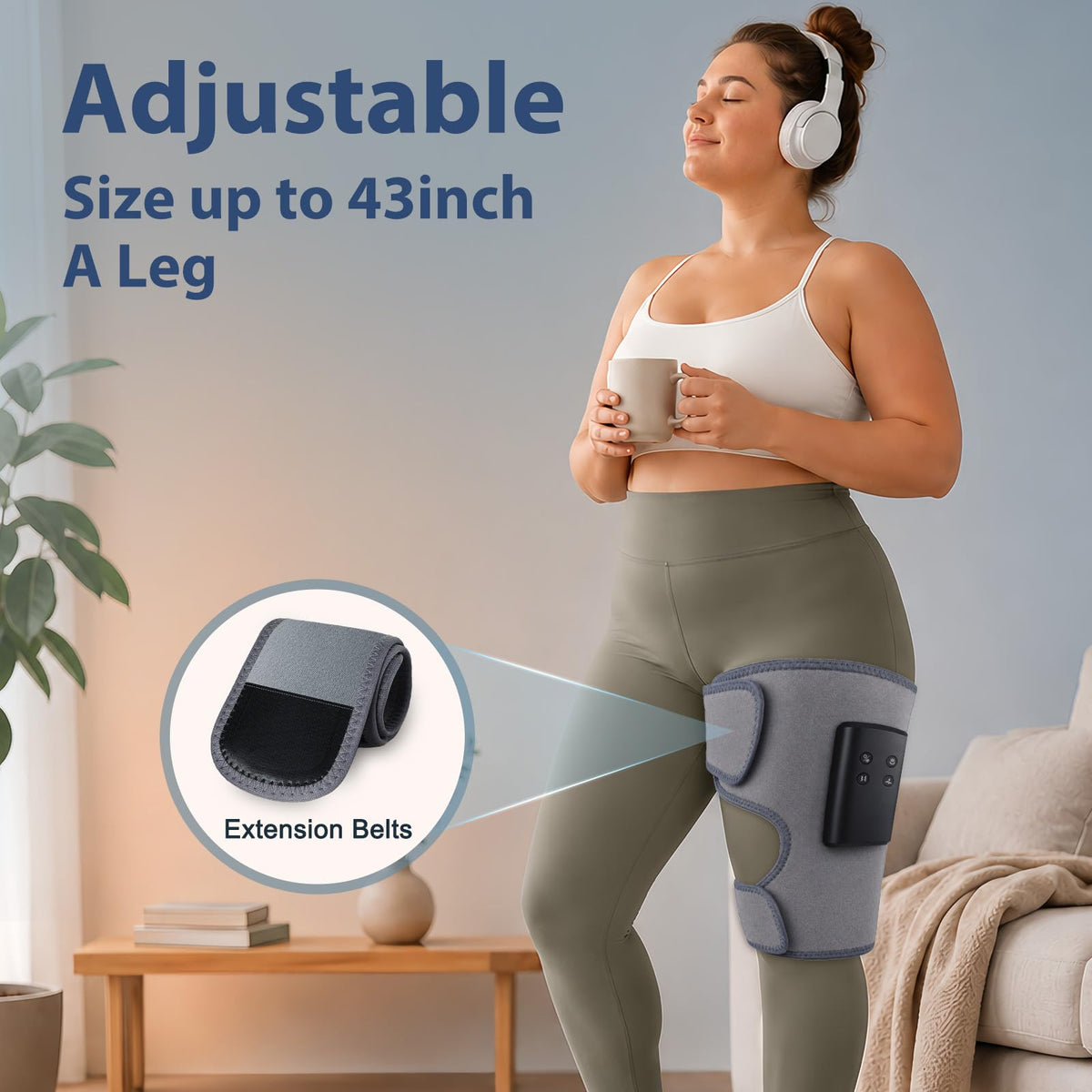 Cordless Air Compression Leg Massagers E916