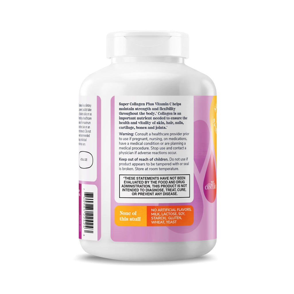 Collagen Vitamin C Tablets 6000mg 180 Count R9886