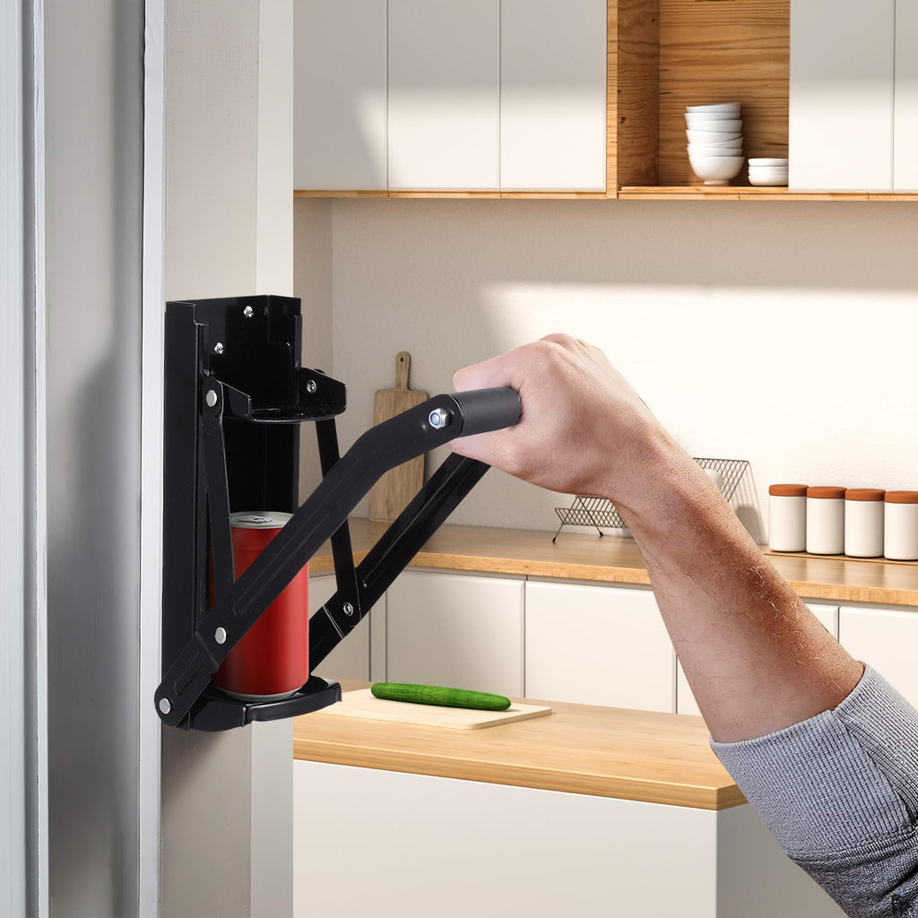 Heavy Duty Wall Mounted Soda Can Crusher with Bottle Opener Z819762