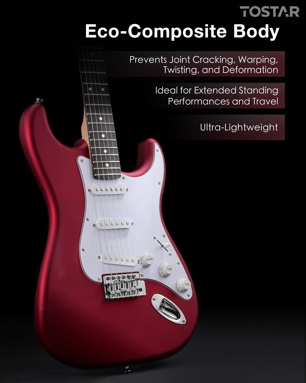 Red Electric Guitar Kit V1823