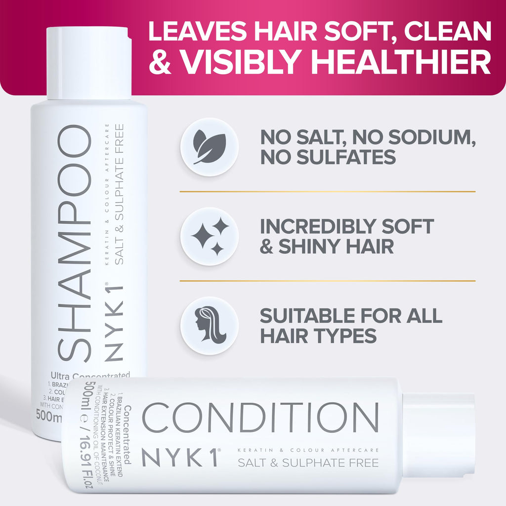 Sulfate-Free Shampoo and Conditioner Set 2 x 16.9 Fl Oz A636438