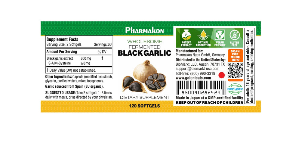 Black Garlic Capsules Y485049