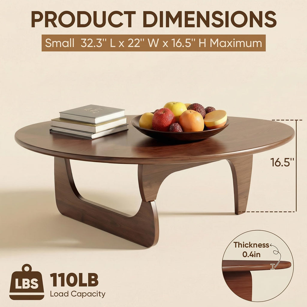 Small Mid Century Walnut Coffee Table M49892